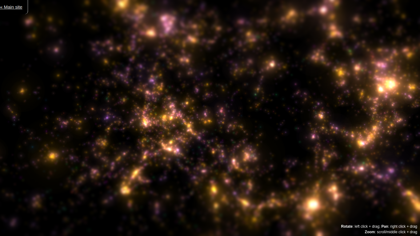 Vista de Galaxies - Exploración espacial