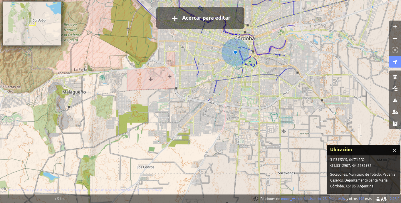 Vista de OpenStreetMap - Mapa urbano