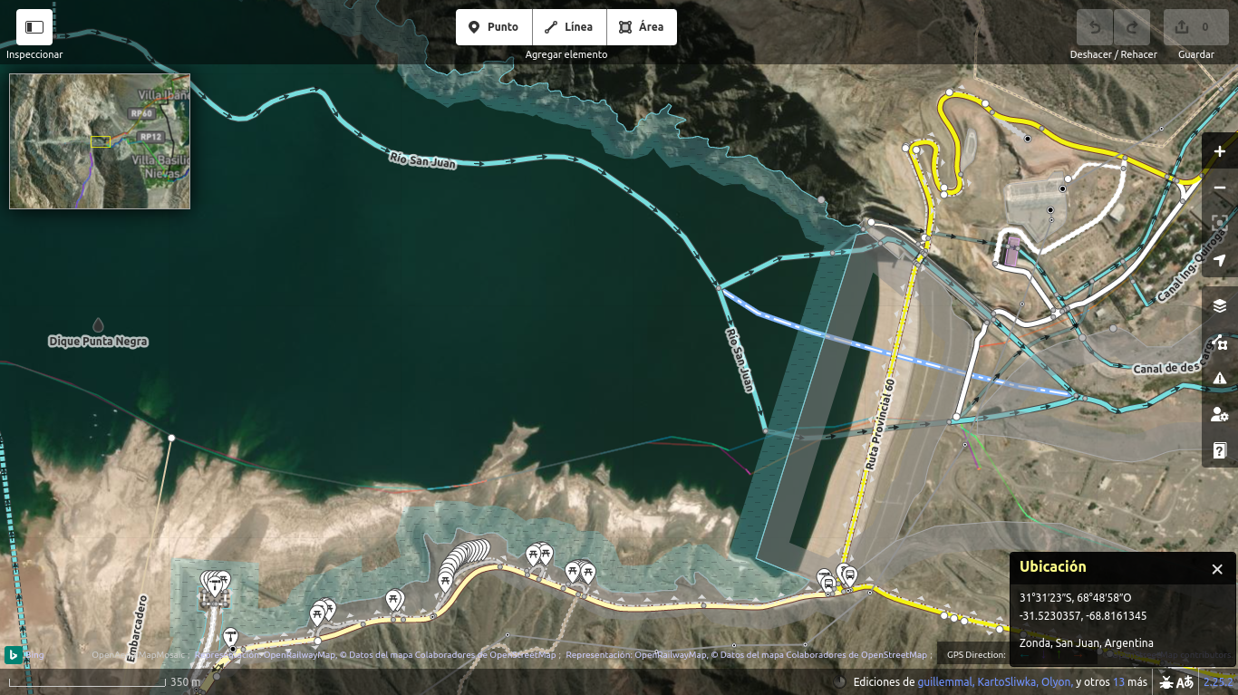 Vista de OpenStreetMap - Datos geográficos